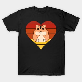 Love Hamster Heart Hamsters T-Shirt